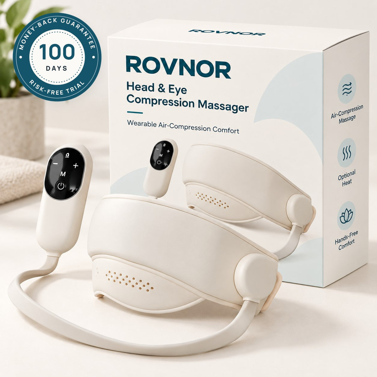 Rovnor head and eye massager