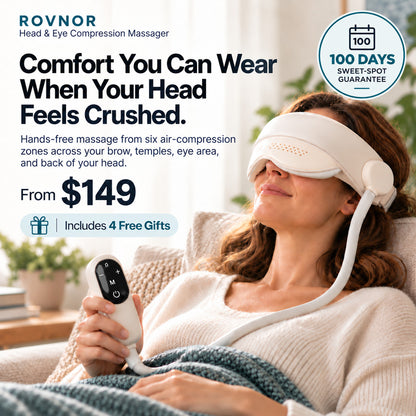 Rovnor Head & Eye Compression Massager