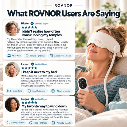 Rovnor Head & Eye Compression Massager